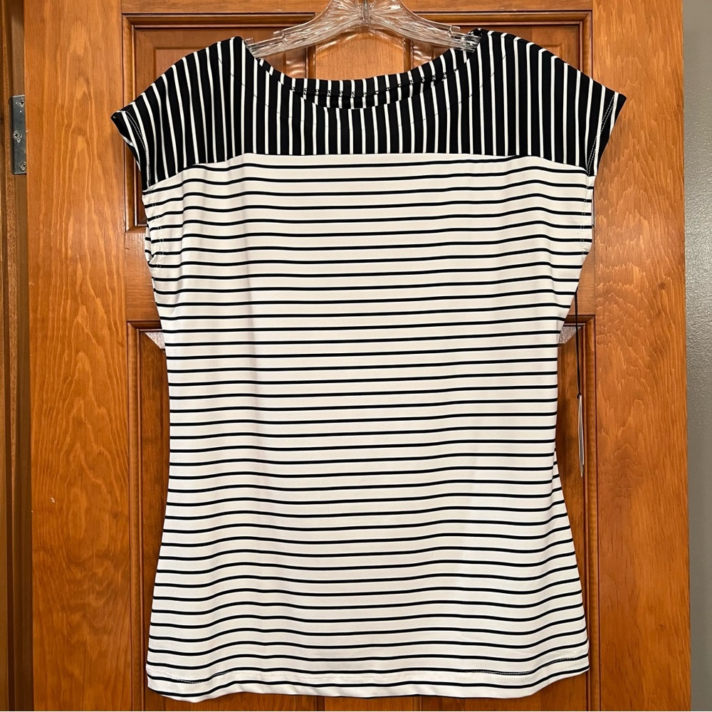 Tail Activewear stripped golf blouse
